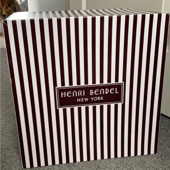 Henri Bendel Leather Trimmed Suede Tote - Picture 7 of 7